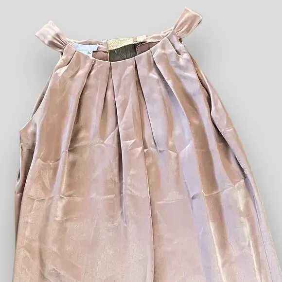 VERA WANG SATIN DRESS DESIGNER PARTY COCKTAIL EVENT HOLIDAY GOWN SMALL 4 38 - Picture 6 of 11